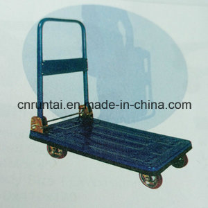 China Four Wheels Foldable Platform Hand Trollry / Hand Truck